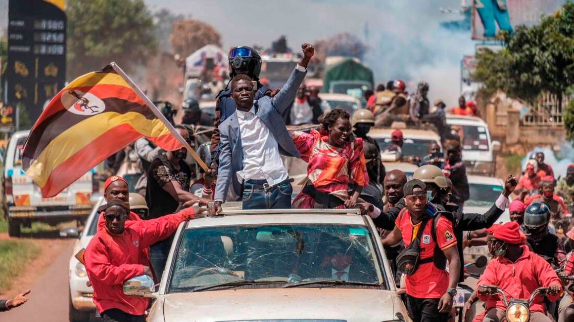 Bobi Wine arrested while leading protest